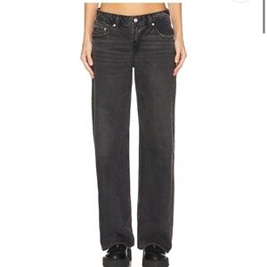 Levi's Premium LOW LOOSE JEANS black wide leg 33